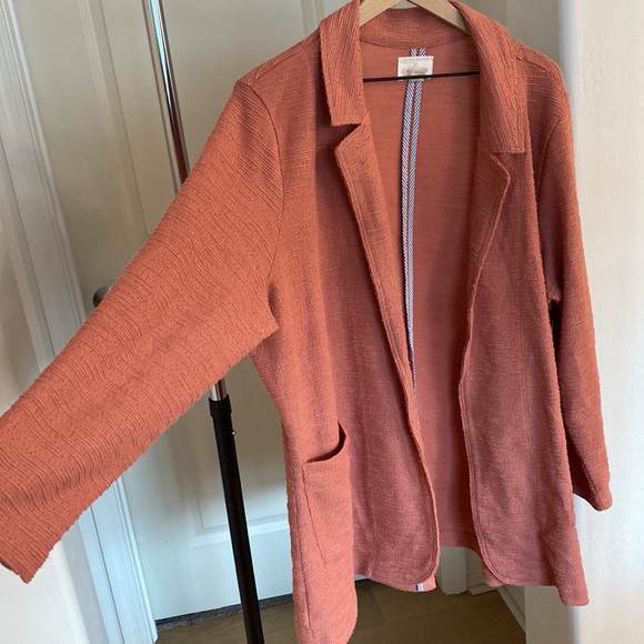 Caslon Knit Blazer in Pink Cedar - Picture 2 of 6